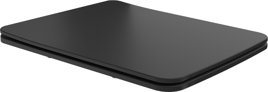 Mexen Vera lėtai nusileidžiantis plonas dangtis, duroplastikas, juodai matinė - 39164085