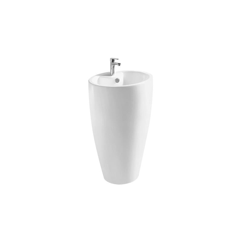 Mexen Orkla laisvai pastatomas praustuvas 50 x 38 cm, baltas - 26065000