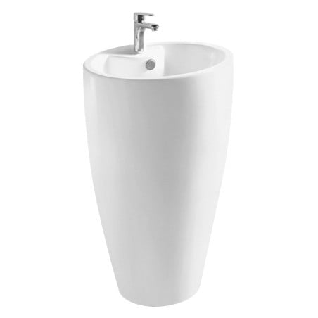 Mexen Orkla laisvai pastatomas praustuvas 50 x 38 cm, baltas - 26065000