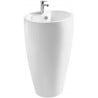 Mexen Orkla laisvai pastatomas praustuvas 50 x 38 cm, baltas - 26065000