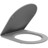 Mexen lėtai nusileidžianti slim sėdynė, duroplast, šviesiai pilka matinė - 39740061