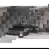 Mexen Velar L Duo stumdomos dušo kabinos 90 x 80 cm, permatomas, šešėliuota pilka valyta - 871-090-080-02-03-66