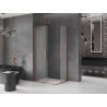 Mexen Velar L Duo stumdomas dušo kabinas 100 x 90 cm, matinis, rožinis auksas - 871-100-090-02-33-60
