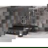 Mexen Velar L Duo stumdomas dušo kambarys 100 x 90 cm, matinis, šlifuota varis - 871-100-090-02-33-65