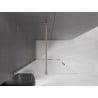 Mexen Velar stumdomas Walk-in dušo wall 85 x 200 cm, matiniai 8 mm, matiniai auksiniai - 871-085-000-33-55