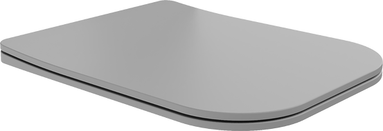 Mexen Teo lėtai nusileidžianti slim, duroplastinė, šviesiai pilka matinė - 39840061