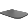 Mexen Teo lėtai nusileidžiantis plonas dangtis, duroplastikas, tamsiai pilka matinė - 39840071