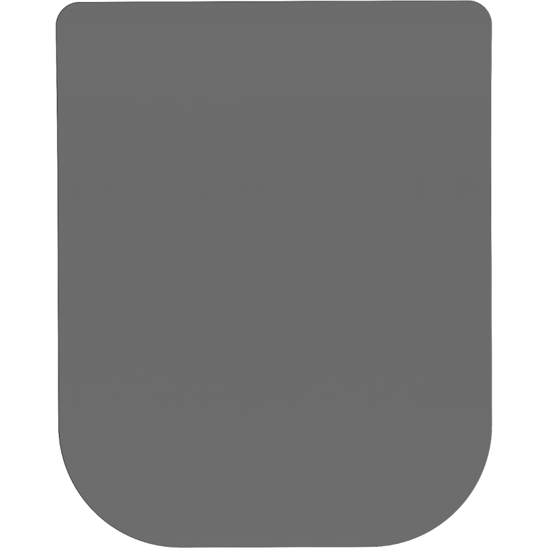 Mexen Teo lėtai nusileidžiantis plonas dangtis, duroplastikas, tamsiai pilka matinė - 39840071