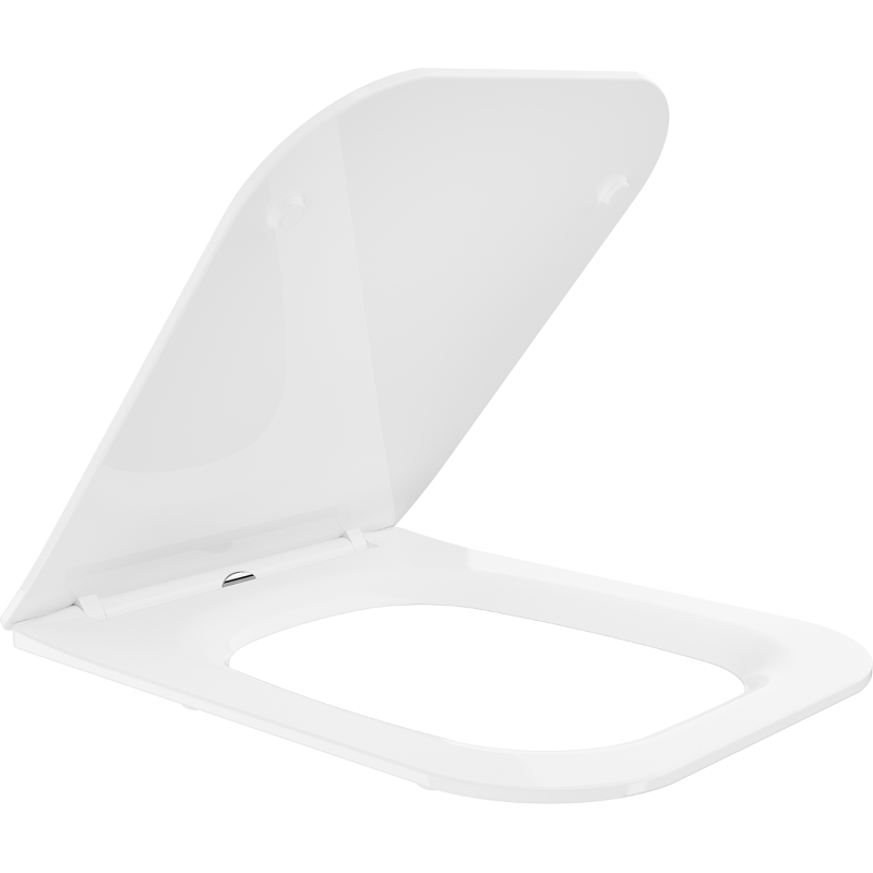 Mexen Madox lėtai nusileidžianti slim dangtis, duroplast, balta blizgi - 39154000