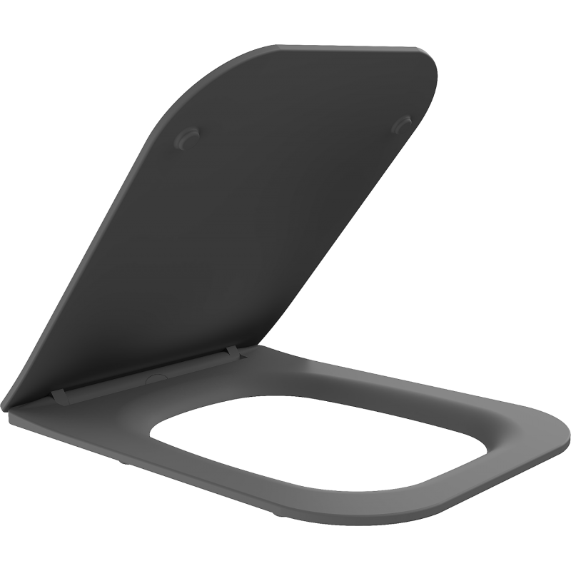 Mexen Madox lėtai nusileidžiantis dangtis slim, duroplast, tamsiai pilkas matinis - 39154061