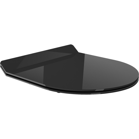 Mexen Lena lėtai nusileidžianti sėdynė, plonas duroplast, juodas blizgus - 39242070