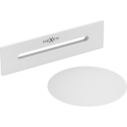 Mexen Uni nuteklis su persipylimu laisvai stovinčiai voniai, baltas - 5100-20