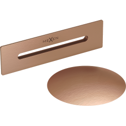 Mexen Uni kamštis su persipylimu laisvai stovinčiai voniai, šepečiu šlifuotas varis - 5100-65