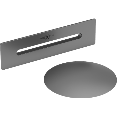 Mexen Uni kamštis su persipylimu laisvai pastatomai voniai, gun metal - 5100-95
