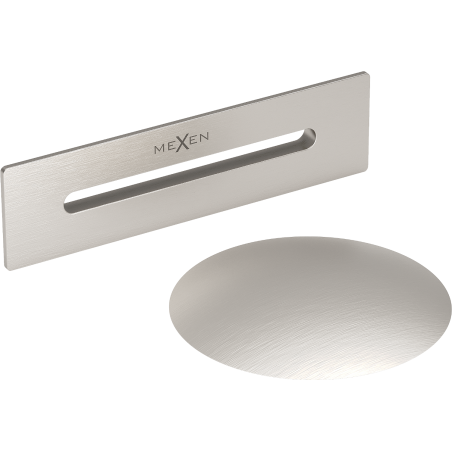 Mexen Uni kištukas su persipylimu laisvai stovinčiai voniai, šukuotas nikelis - 5100-97