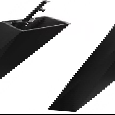 Mexen Ida laisvai stovintis praustuvas 47 x 47 cm, juodas matinis - 26114670