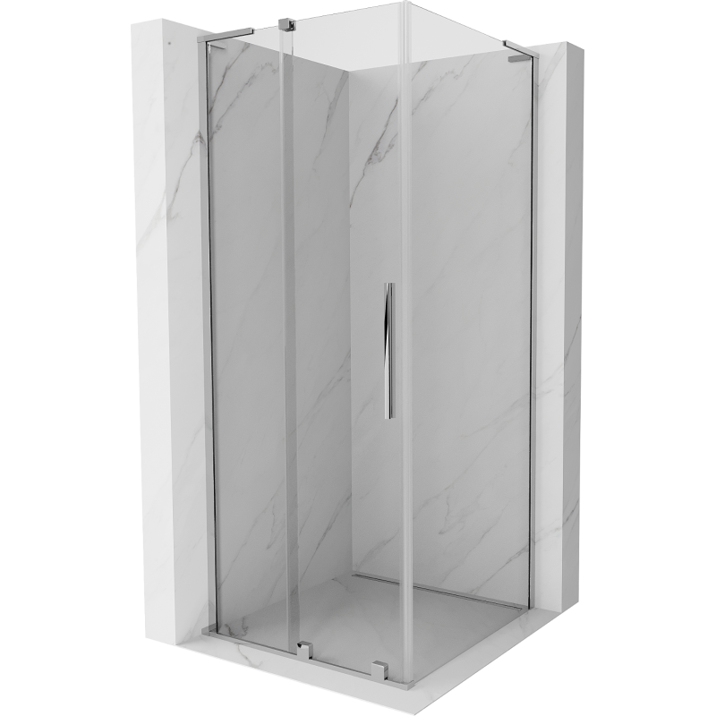 Mexen Velar L slankioji dušo kabina 110 x 110 cm, skaidri, chromo - 871-110-110-03-01