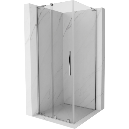 Mexen Velar L stumdomas dušo kabinas 110 x 110 cm, skaidrus, chromas - 871-110-110-03-01