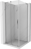 Mexen Velar L stumdomos dušo kabinos durys 120 x 120 cm, skaidrios, chromas - 871-120-120-03-01