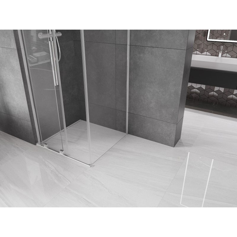 Mexen Velar L slankioji dušo kabina 110 x 110 cm, skaidri, chromo - 871-110-110-03-01