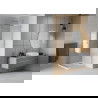 Mexen Rio kvadratinė dušo kabina 70 x 70 cm, Dirželiai, Chromo + dušo padėklas Flat, Balta - 860-070-070-01-20-4010
