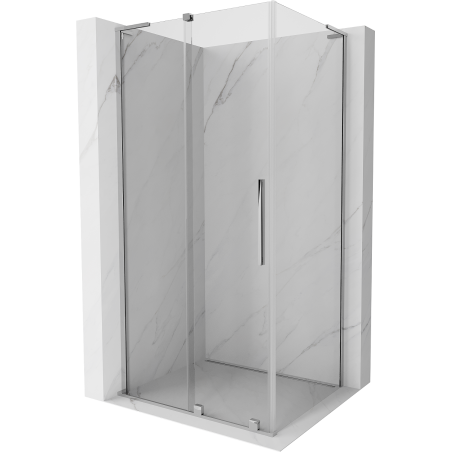 Mexen Velar L slanki dušo kabina 100 x 85 cm, permatomas, chromas - 871-100-085-03-01