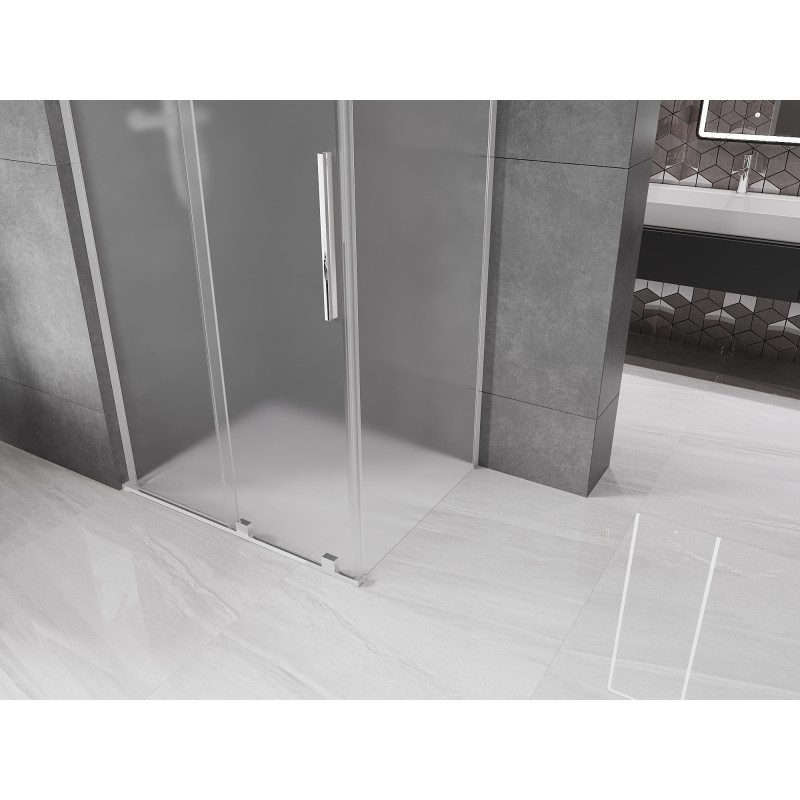 Mexen Velar L 90 x 110 cm stumdomas dušo kabinas, matinis, chromas - 871-090-110-33-01