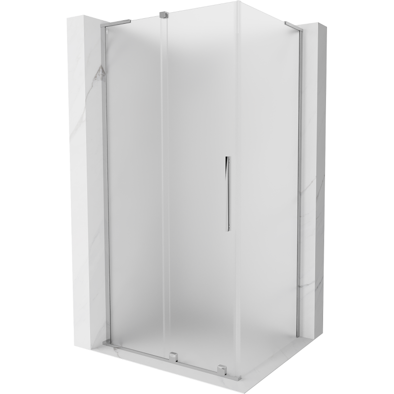 Mexen Velar L stumdoma dušo kabina 110 x 70 cm, matinė, chromas - 871-110-070-33-01