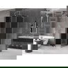Mexen Velar L stumdomos dušo kabinos 100 x 100 cm, grafitas, chromas - 871-100-100-43-01