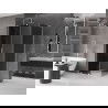 Mexen Velar L stumdomasis dušo kabina 100 x 85 cm, grafitas, chromas - 871-100-085-43-01