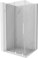 Mexen Velar L slankiojantis dušo kabina 120 x 80 cm, skaidri, balta - 871-120-080-03-20