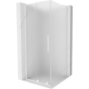 Mexen Velar L stumdomas dušo kabina 110 x 110 cm, matinė, balta - 871-110-110-33-20