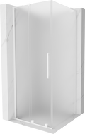Mexen Velar L stumdomas dušo kabina 110 x 110 cm, matinė, balta - 871-110-110-33-20