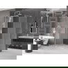 Mexen Velar L stumdomas dušo kabinas 100 x 75 cm, matinės, baltos - 871-100-075-33-20
