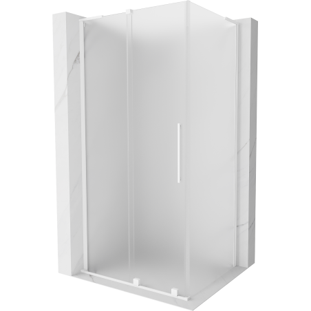 Mexen Velar L 120 x 80 cm stumdomas dušo kabinas, matinis, baltas - 871-120-080-33-20