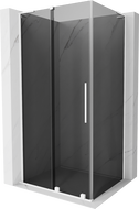 Mexen Velar L stumdomas dušo kabinas 120 x 75 cm, grafitas, baltas - 871-120-075-43-20