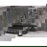 Mexen Velar L stumdomosios dušo kabina 120 x 120 cm, permatoma, auksinė - 871-120-120-03-50