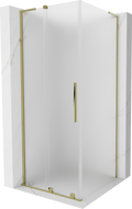 Mexen Velar L stumdomos dušo kabina 110 x 110 cm, matinė, aukso - 871-110-110-33-50