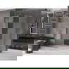 Mexen Velar L stumdomosios dušo durys 100 x 85 cm, matinės, auksas - 871-100-085-33-50