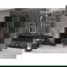 Mexen Velar L stumdomas dušo kabinas 110 x 70 cm, grafitas, auksinė - 871-110-070-43-50
