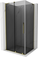 Mexen Velar L stumdomas dušo kabinas 120 x 75 cm, grafitas, auksinis - 871-120-075-43-50