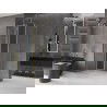 Mexen Velar L stumdoma dušo kabina 120 x 120 cm, skaidri, auksinė šlifuota - 871-120-120-03-55