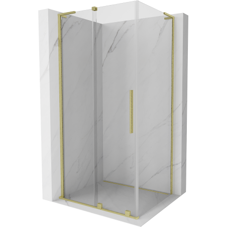 Mexen Velar L stumdomas dušo kabinas 100 x 70 cm, skaidrus, aukso šlifuotas - 871-100-070-03-55