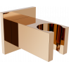 Mexen Cube dušo laikiklis, rožinis auksas - 79350-60