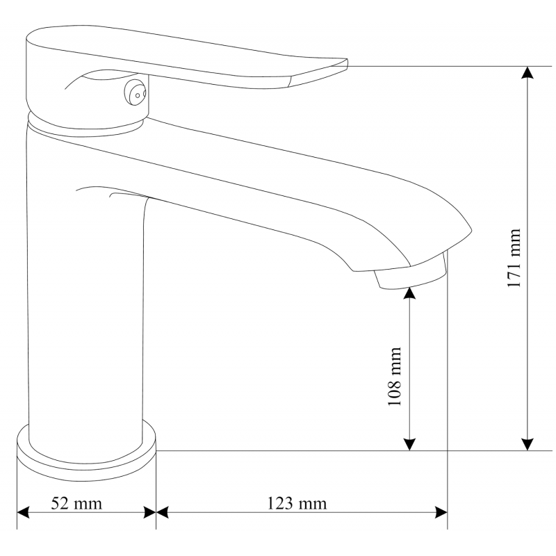 Mexen Pecos R40 vonios komplektas, juodas - 72703R40-70