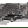 Mexen Velar L slankiojamoji dušo kabina 100 x 100 cm, skaidri, rožinio aukso - 871-100-100-03-60