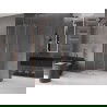 Mexen Velar L stumdomas dušo kabinas 100 x 100 cm, skaidrus, šlifuotas varis - 871-100-100-03-65