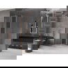 Mexen Velar L stumdomas dušo kabinas 100 x 100 cm, skaidrus, šlifuotas varis - 871-100-100-03-65