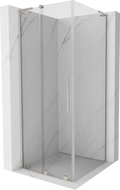 Mexen Velar L stumdomos dušo kabinos 90 x 90 cm, skaidrus, šlifuotas nikelis - 871-090-090-03-97