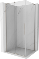 Mexen Velar L stumdomasis dušo kabinos 100 x 80 cm, permatomas, šlifuotas nikelis - 871-100-080-03-97